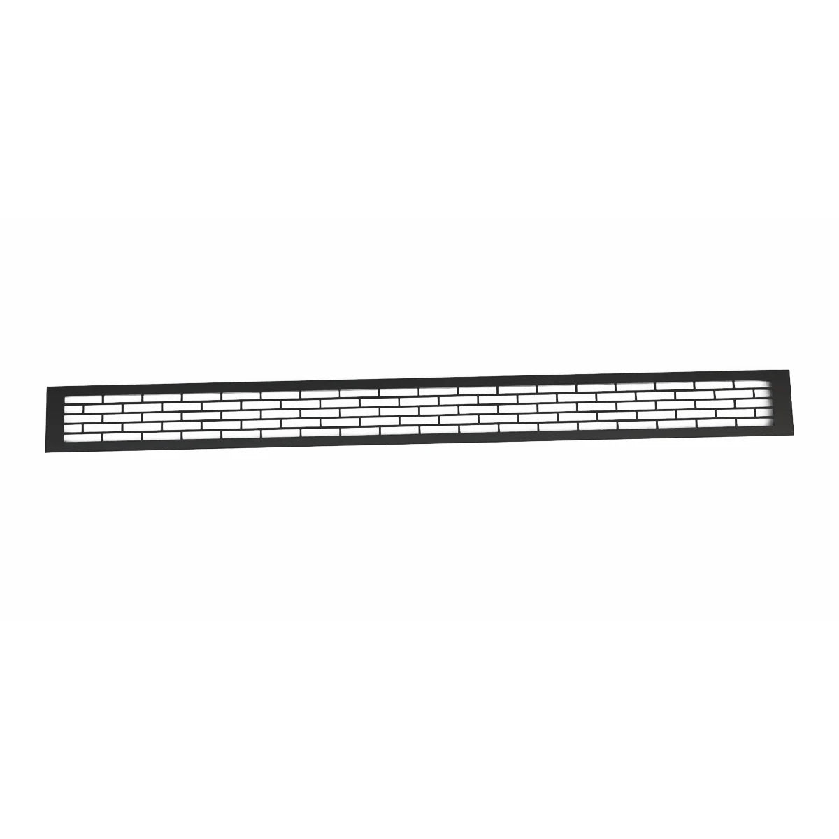 Ventilation Grill Black - 100x9 cm - 450 cm²