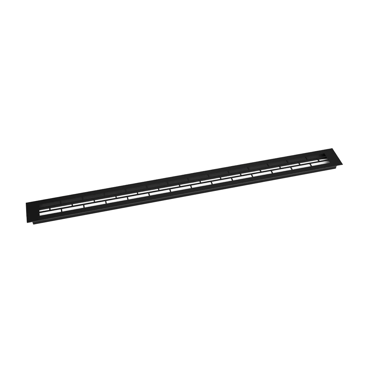 Ventilationsgaller Svart - 80x6,5 cm - 210 cm²