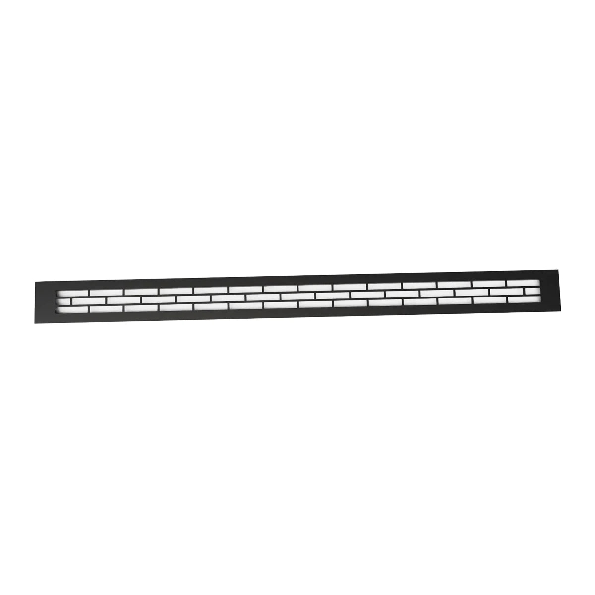Ventilationsgaller Svart - 80x6,5 cm - 210 cm²