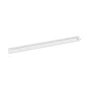 Ventilation Grille White - 80x7.6 cm with a ventilation area of 210 cm²