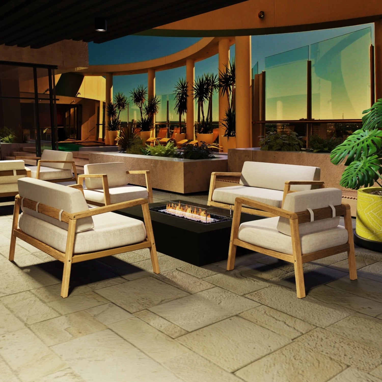 Wharf 65 - Graphite Bioethanol Fire Pit