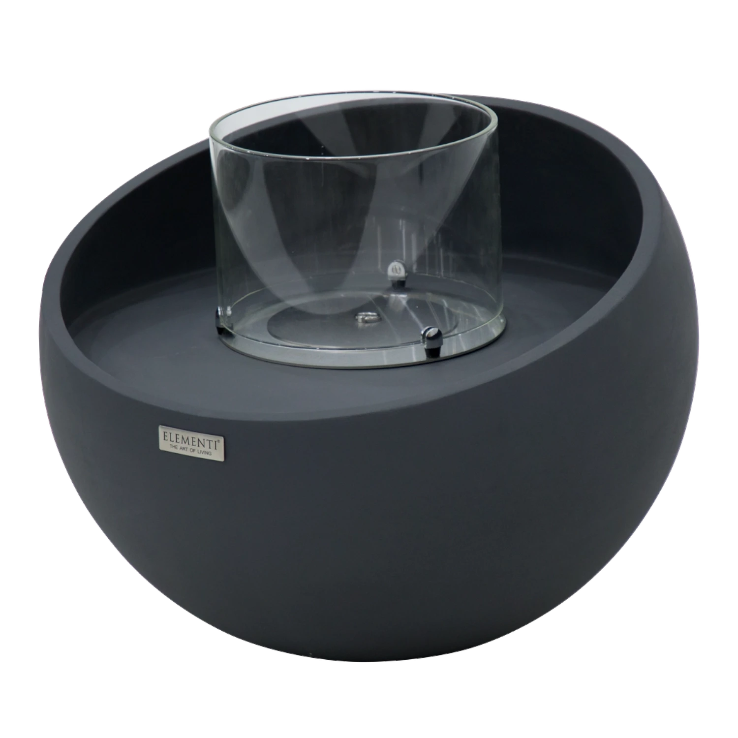 FIRENZE Bioethanol Fire Bowl – Slate Black