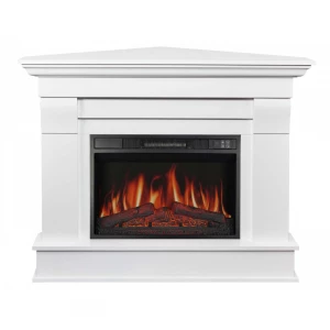 Artiflame Albion Corner AF23S Electric Fireplace - White 