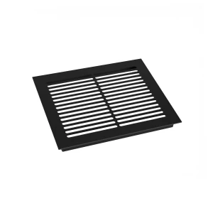 Ventilationsgaller Svart - 25x20,5 cm med en ventilationsyta på 210 cm²