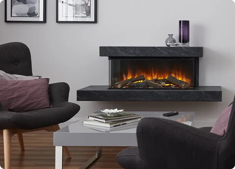 British Fires Electric Fireplace Wall Mounted
